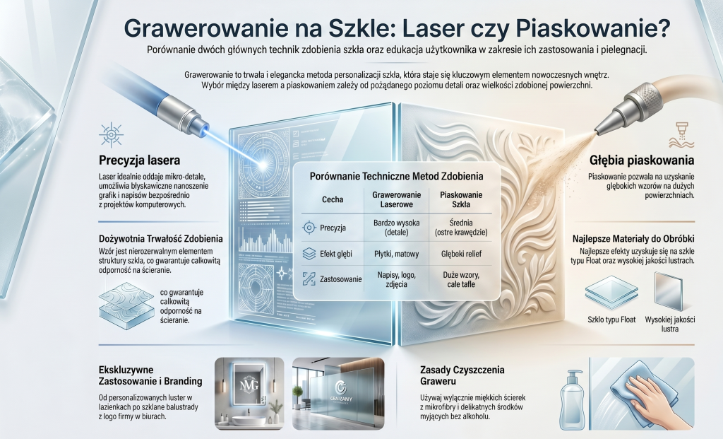 W jaki sposób graweruje sie szkło?