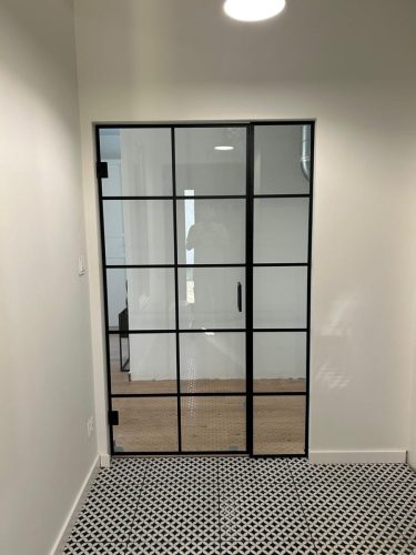 Drzwi szklane na wymiar - realizacje w Krakowie