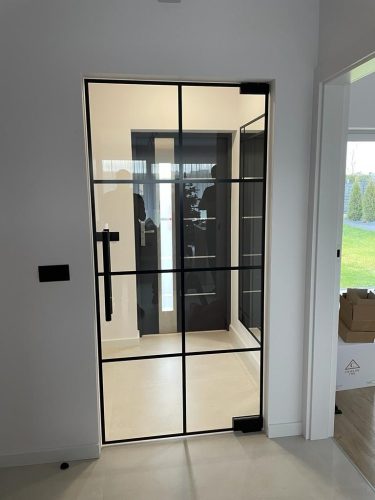 Drzwi szklane na wymiar - realizacje w Krakowie