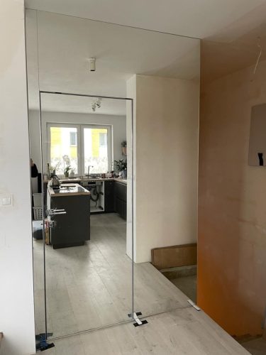 Drzwi szklane na wymiar - realizacje w Krakowie