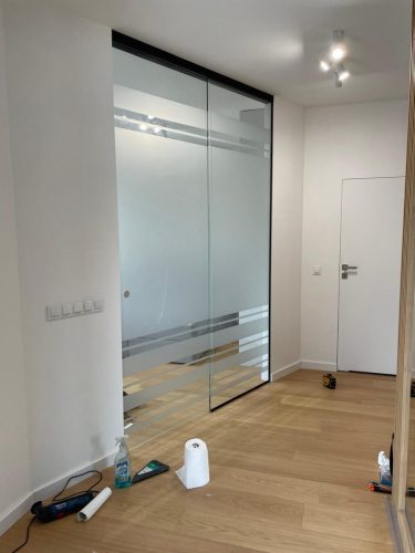 Drzwi szklane na wymiar - realizacje w Krakowie