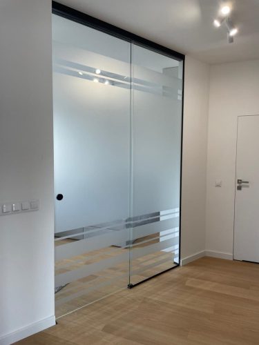 Drzwi szklane na wymiar - realizacje w Krakowie